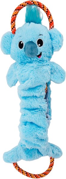 Charming Pet Crunch N Scrunch Koala Plush Dog Toy, Blue, Large slide 1 of 9