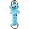 Charming Pet Crunch N Scrunch Koala Plush Dog Toy, Blue, Large