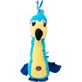 Charming Pet Absurd Burds Macaw Plush Dog Toy, Blue, Medium