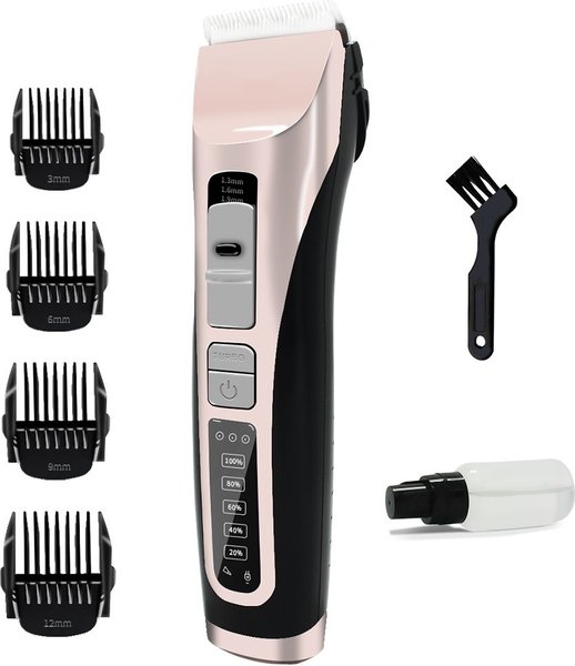 PATPET P730 Removable Blade Dog & Cat Hair Grooming Clipper, Rose Gold slide 1 of 10