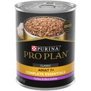 Purina Pro Plan Adult 7+ Complete Essentials Turkey & Rice Entree Wet Dog Food, 13-oz can, case of 12