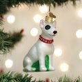 Old World Christmas Bull Terrier Glass Tree Ornament