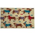 Entryways Dressed-Up Hounds Doormat