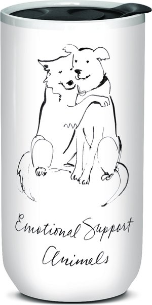 Punch Studio Emotional Support Animals Travel Mug, 11-oz slide 1 of 2
