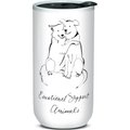 Punch Studio Emotional Support Animals Travel Mug, 11-oz