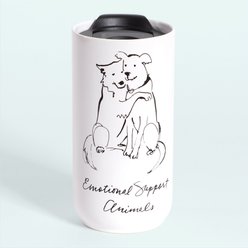 Punch Studio Emotional Support Animals Travel Mug, 11-oz slide 2 of 2
