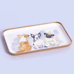 Punch Studio Trio Cat Decorative Tray slide 2 of 2