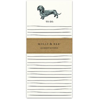 Punch Studio Dachshund Magnetic List Pad