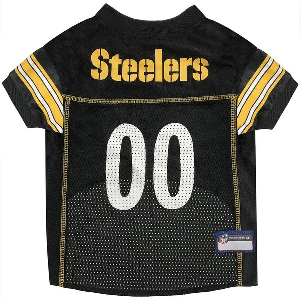 Pets First NFL Dog & Cat Jersey, Pittsburgh Steelers, X-Small slide 1 of 3
