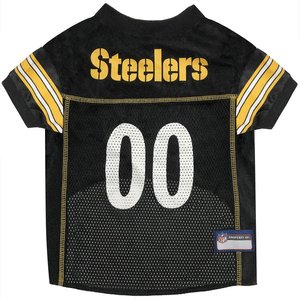 Pets First NFL Dog & Cat Mesh Jersey, Pittsburgh Steelers, X-Small