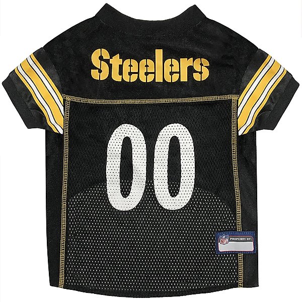 Pets First NFL Dog & Cat Jersey, Pittsburgh Steelers, Large slide 1 of 3