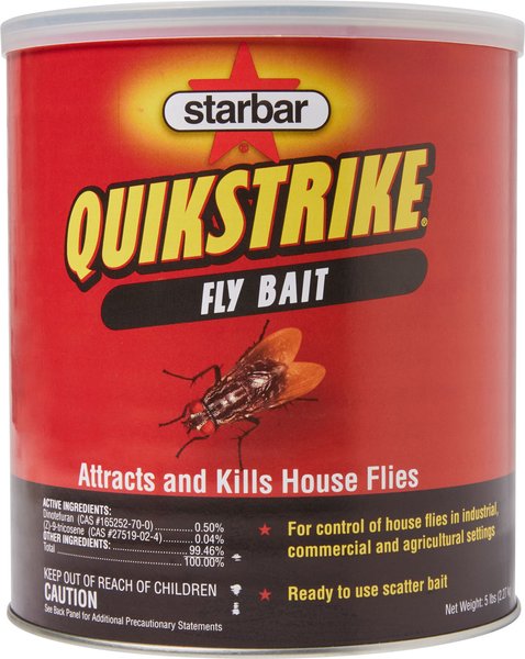 STARBAR Quikstrike Fly Scatter Bait, 5-lb can - Chewy.com