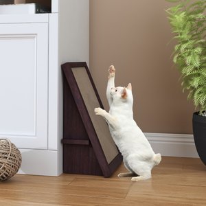 Way Basics zBoard Paperboard Incline Scratcher Cat Toy, Espresso