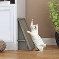 Way Basics zBoard Paperboard Incline Scratcher Cat Toy, Grey
