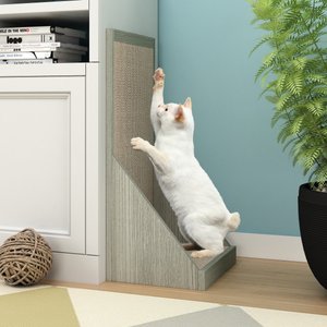 Way Basics zBoard Paperboard Vertical Scratcher Cat Toy, Grey
