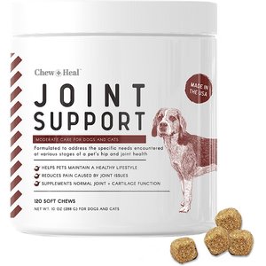 Chew + Heal Hip & Joint Dog Supplement, 120 count
