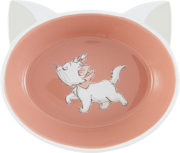 Disney Aristocats Marie Non-skid Ceramic Cat Bowl, Small slide 1 of 5