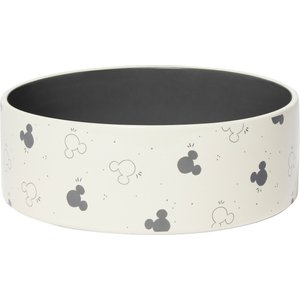 Disney Mickey Mouse Watercolor Silhouette Non-Skid Ceramic Dog Bowl, 8 Cup