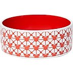 Disney Mickey Mouse Red Deco No-Skid Ceramic Dog & Cat Bowl, 1.5 Cup