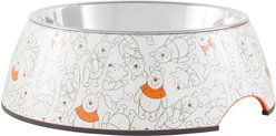 Disney Winnie the Pooh Orange Stainless Steel & Melamine Dog & Cat Bowl, Medium: 3 cup