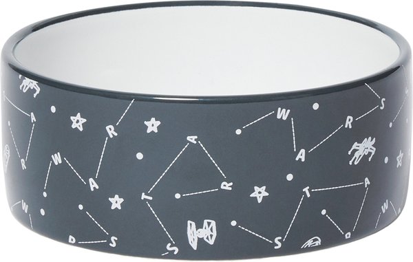 STAR WARS Navy Constellations No-Skid Ceramic Dog & Cat Bowl, 1.5 Cup slide 1 of 5