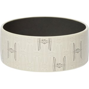 STAR WARS Tie Fighter No-Skid Ceramic Dog & Cat Bowl, Small: 1.5 cup