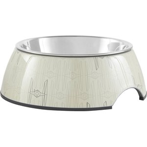 STAR WARS Tie Fighter Stainless Steel & Melamine Dog & Cat Bowl, Small: 1.5 cup