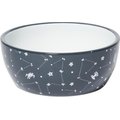 STAR WARS Navy Constellations No-Skid Ceramic Cat Bowl, Small