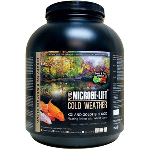 Microbe-Lift Legacy Cold Weather Floating Pellets with Wheat Germ Koi & Goldfish Food, 5.25-lb tub