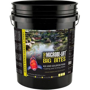 Microbe-Lift Pond Big Bites Koi & Goldfish Food, 16.75-lb bucket