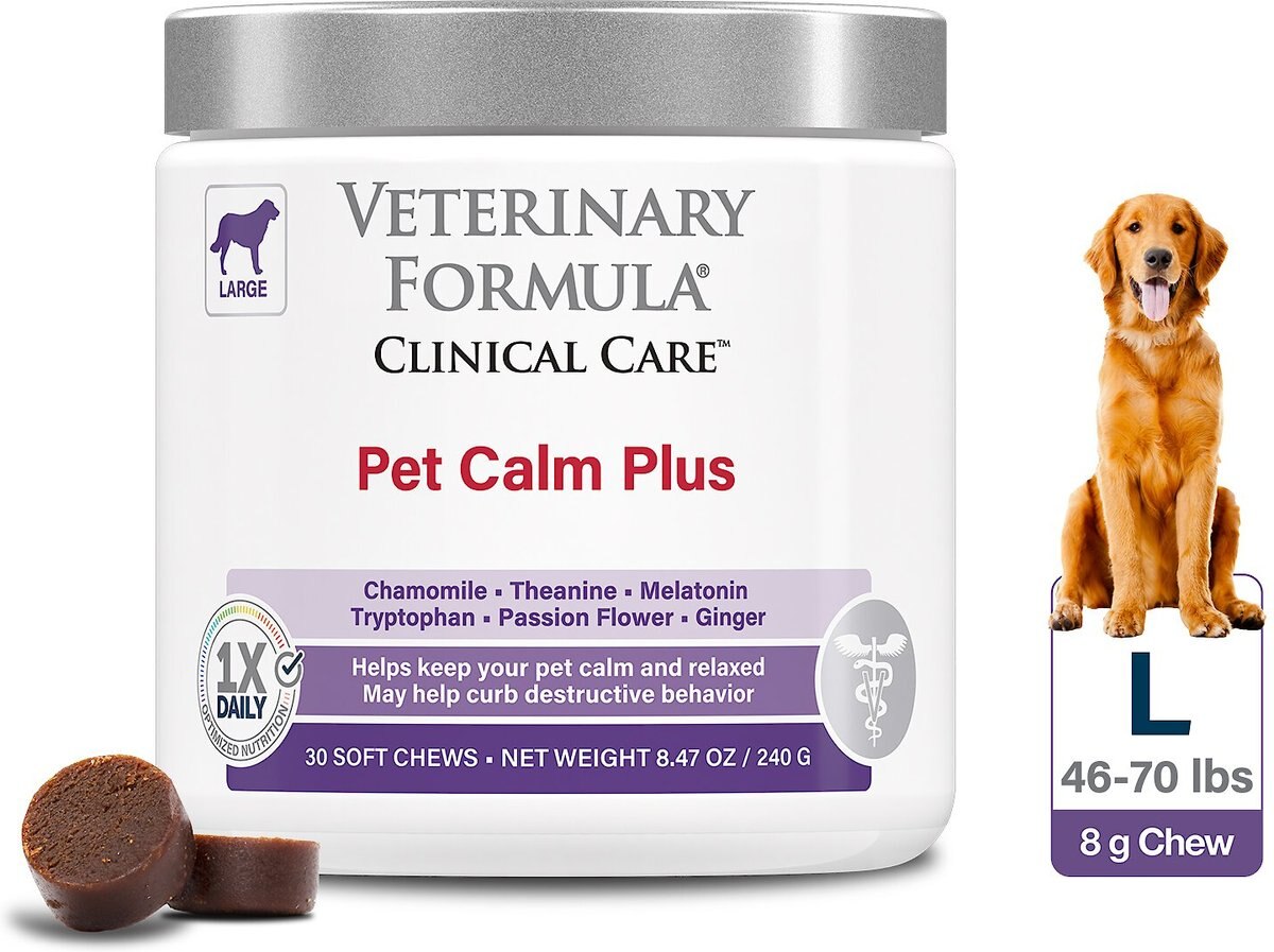 VETERINARY FORMULA CLINICAL CARE Pet Calm Plus Large Dog Supplement, 30