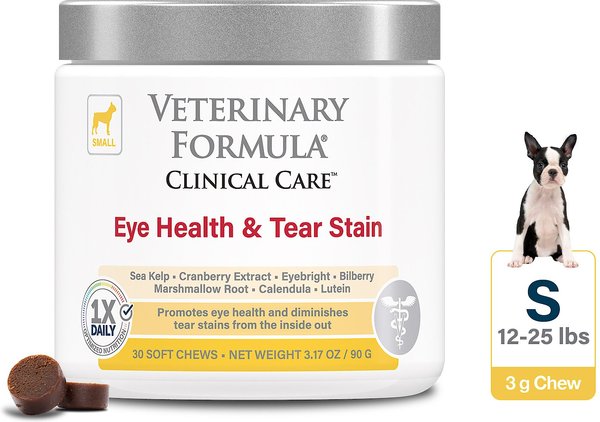 Veterinary Formula Clinical Care Eye Health & Tear Stain Small Dog Supplement, 30 count slide 1 of 6