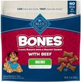 Blue Buffalo Bones Classic Biscuits Beef Mini Dog Treats, 12-oz bag