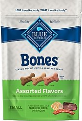 Blue Buffalo Bones Classic Assorted Flavors Small Dog Treats, 16-oz bag