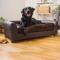 Show in main carousel: Keet Fluffly Deluxe Sofa Dog Bed with Removable Cover, Chocolate, Large slide 1 of 11