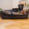 Show in main carousel: Keet Fluffly Deluxe Sofa Dog Bed with Removable Cover, Charcoal, Large slide 2 of 10