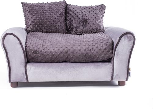 Show full view: Keet Westerhill Sofa Cat & Dog Bed with Removable Cover, Charcoal, Medium slide 4 of 10