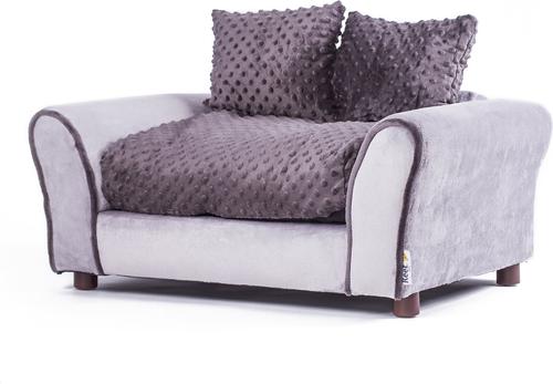 Show full view: Keet Westerhill Sofa Cat & Dog Bed with Removable Cover, Charcoal, Medium slide 5 of 10