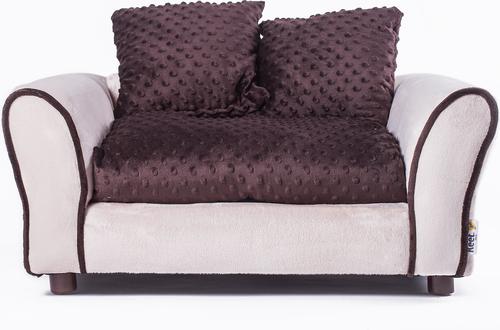 Show full view: Keet Westerhill Sofa Cat & Dog Bed with Removable Cover, Khaki, Medium slide 4 of 10