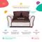 Show in main carousel: Keet Westerhill Sofa Cat & Dog Bed with Removable Cover, Khaki, Medium slide 6 of 10