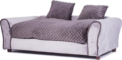 Show full view: Keet Westerhill Sofa Cat & Dog Bed with Removable Cover, Charcoal, Large slide 5 of 10