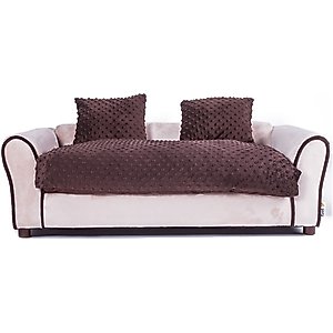 Keet Westerhill Sofa Cat & Dog Bed with Removable Cover, Khaki, Large