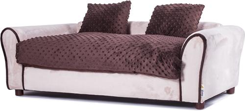 Show full view: Keet Westerhill Sofa Cat & Dog Bed with Removable Cover, Khaki, Large slide 5 of 10