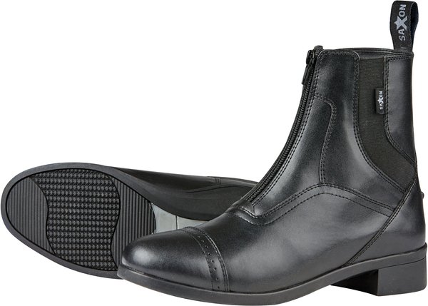Saxon Syntovia Ladies Zip Paddock Boots, Black, 8 slide 1 of 1