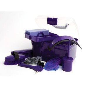Roma Ultimate Horse Grooming Kit, Purple
