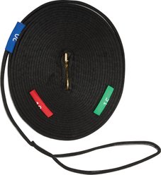 Kincade Two Tone Horse Lunge Line & Circle Marker, 36-ft, Black/Grey