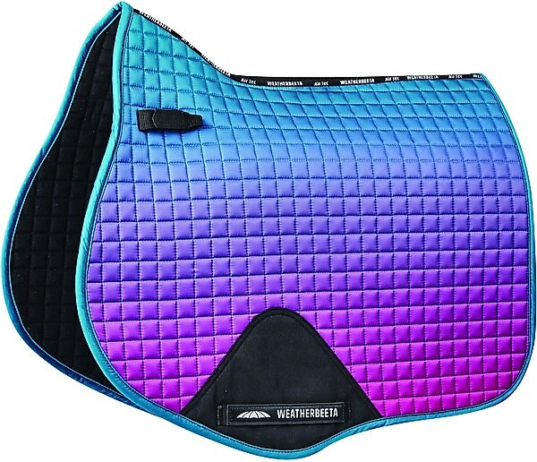 WeatherBeeta Prime Ombre All Purpose Horse Saddle Pad, Midnight Aurora slide 1 of 2