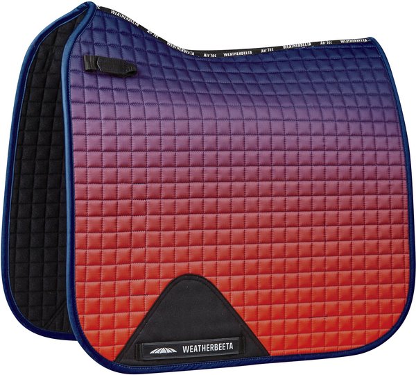 WeatherBeeta Prime Ombre Dressage Horse Saddle Pad, Stormy Sky slide 1 of 2