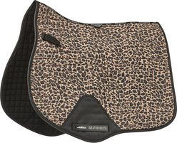 WeatherBeeta Prime Leopard All Purpose Horse Saddle Pad, Brown Leopard Print