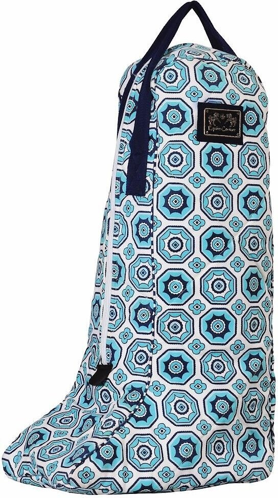 EQUINE COUTURE Kelsey Horse Boot Bag, Aqua